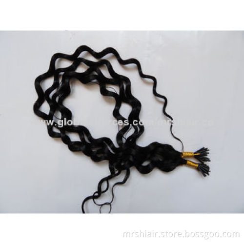 24-Inch Natural Color Natural Wave Stick Hair Extensions